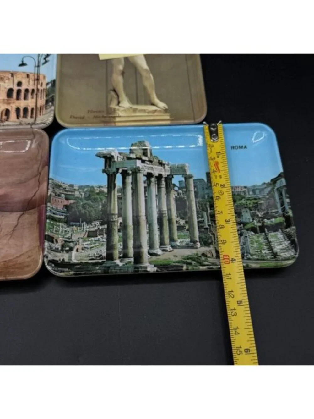Mebel Italy Melamine Tray 4 Roma Florence David Creation Of Adam Colosseum Forum